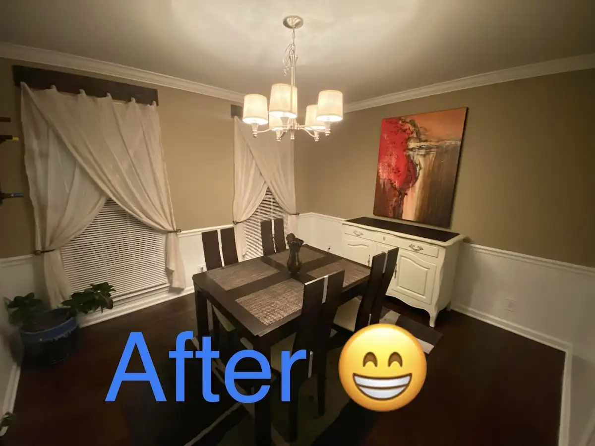 Professional dining room restoration after water damage in Hamptonburgh