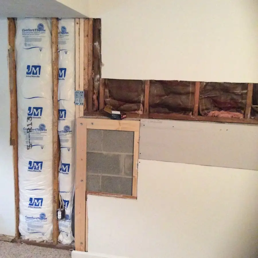 Wall insulation replacement during Structural Drying in Hamptonburgh